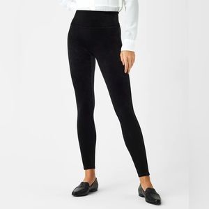 SPANX Leggings Velvet Black Small